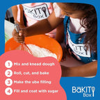 BāKIT Box Ube Treasure Donuts Kit – Make Ube Donuts at Home with Kids | Baking Kit with STEM Activities, Pre-Measured Ingredients, and Educational Fun