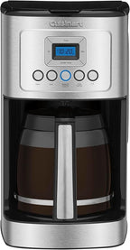 Cuisinart 14-Cup Coffee Maker, Programmable PerfecTemp Glass Carafe Coffee Machine with 1-4 Cup Setting, Brew Strength Control and Pause, Stainless Steel, DCC-3200NAS