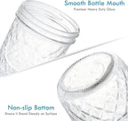 YEBODA 12 Pack Mason Jars 8 oz Glass Jars with Lids and Bands Canning Jars Ideal for Preserving, Jam, Honey, Jelly, Wedding Favors, Shower Favors, Sauces, Yogurt, DIY Spice Jars