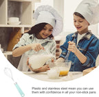 Generic Plastic Handle Cooking Tools Set Kitchen Utensil Kit with Spatula Spoon Turner Tongs Eco-friendly Material for Safe Healthy Baking and Cooking Gift for Home Cooks