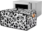 Leopard Print Toaster Oven Dust Cover, Heat-Resistant Case for Toaster Oven, Heavy Duty Washable Dust Cover Fit Most Small Appliance, (Small-14.5*18.46*9 inches)