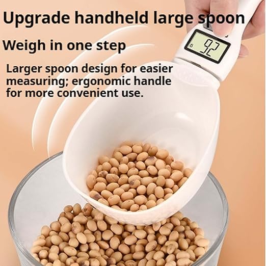 2026 New Electronic Measuring Spoon with Conversion,Digital Measuring Spoon Scale,800g / 0.1g High Precision with LCD Screen,Household Weighing Portable Tool for Pet Dog Cat Food (3SET)