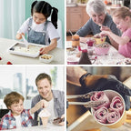 Instant Ice Cream Maker,Rolled Ice Cream Maker, Soft Serve Ice Cream maker,Perfect for Frozen Yogurt, and More! Food grade stainless steel ice cream roll machine for home us (white)