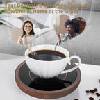 Coffee Mug Warmer for Desk 4H Auto Shut Off, Smart Coffee Cup Warmer with 3 Temperature Setting, Electric Mug Warmer Plate for Coffee, Milk, Tea
