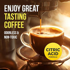 Bastion Coffee Machine Descaler & Cleaner - 4 Uses. (2 Bottles) Universal Descaling Solution Compatible with Keurig, Nespresso, Delonghi and All Single Use Coffee and Espresso Machines