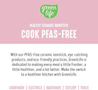 GreenLife 2.5QT Nonstick Saucepan with Glass Lid, Soft Grip, PFAS-Free Ceramic, Multipurpose Chef Pan, Milk & Sauce Cooking Pot, Dishwasher & Oven Safe to 350˚F, Stay-Cool Handle, Pink
