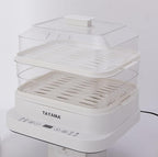 Tayama 3-Tier Electric Food Steamer 24-Liters/Qts.