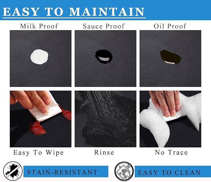 Coffee Mat for Countertops ,Coffee Bar Accessories Fit Under Coffee Maker Espresso Machine, Absorbent Hide Stain Rubber Mat for Countertop ,Dish Drying Mat for Kitchen Counter (Dark Gray, 12"x19")