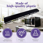 WB34X25406 Microwave Vent Grille, WB34X25406 Top Vent Grille, WB34X25406 Microwave Vent Kit Compatible with GE Replaces JVM3162RJ1SS, JNM3163DJ1BB, JNM3163RJ1SS, JNM3184DP8BB