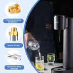60L CO2 Cylinder for SodaStream, CO2 Canister Threaded Cylinders Compatible w/All Threaded 'Screw-In' Soda Makers, FIZZ, ONE TOUCH, JET, etc. - Set of 2