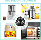 Appliance Casters - Furniture Sliders & Appliance Rollers for Kitchen, Coffee Machine, Blender, Oven - Helps Mom or Wife Easily Solve Countertop Sliding (Black, 8pcs)