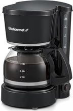 Elite Gourmet EHC-5055# Automatic Brew & Drip Coffee Maker with Pause N Serve Reusable Filter, On/Off Switch, Water Level Indicator, Black