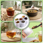 400Pcs Disposable Tea Bags for Loose Leaf Tea, Empty Tea Filter Bags for Cooking, Infuser Sachets for Spice, Coffee, Herb and More (3.54x2.75 Inch)
