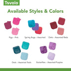 Tovolo Plastic Scraper Tool Set of 3 Butterflies for Pots Pans Dishes and Bakeware, Easy to Clean Dishwasher Safe BPA Free Scratch Resistant Nylon Pan Scraper Easily Scrapes & Cleans Cookware