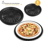 Paper Plate Holders, 8/12/24 Packs 9/10 Inch paper plate holders reusable Black Plastic Heavy Duty supports for Picnic Party Dinner