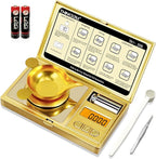THINKSCALE Digital Milligram Scale, 50g/0.001g Gold Jewelry and Gem Scale, Mg Scale for Powder, Reloading, Micro Gram Scale with Calibration Weight, Includes Scoop, Powder Pan and Tweezers