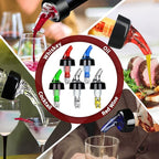 SuproBarware Automatic Measured Bottle Pourer Liquor Bottle Pourer Quick Shot Dispenser 1oz Liquor Pour Spout for Alcohol,Wine,Spirits, Home Bar Kitchen Tools 40 Pack