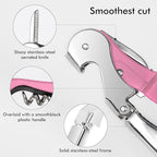 Professional Waiter Corkscrew Wine Openers Set(2PCS), Heavy Duty Stainless Steel Hinges Wine Key for Restaurant Waiters, Sommelier, Bartenders