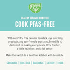 GreenLife Rice Cooker with Removable PFAS-Free Ceramic Nonstick Pot, 3-Cups Uncooked/6-Cups Cooked, Grains & Oatmeal Multicooker, Compact One-Switch Design, Auto Keep Warm, Easy Clean, Turquoise