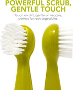 Joie Potato Scrub Brush, Ergonomic Easy Grip Handle, Ideal for Cleaning Vegetables and Fruits, Small and Compact, Handy Kitchen Gadget, BPA-Free, Dishwasher Safe, Green