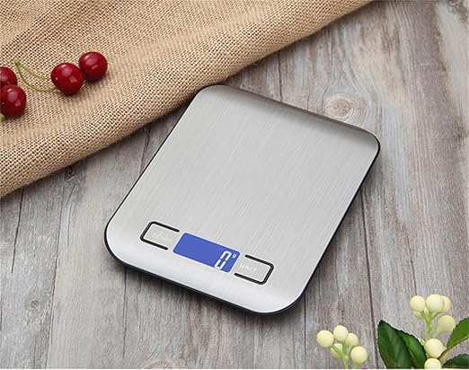 Kitchen Scale 10kg/1g Precision Electronic Food Scale for Cooking and Baking Measuring Tools Stainless Steel Balance LCD Display