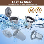 KEEPOW 4PCS Reusable Filter Cup for Cuisinart Coffee Maker, Reusable Coffee Filters for Single Serve Coffee Maker
