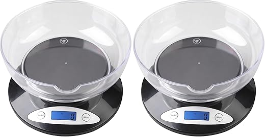 Weighmax Electronic Kitchen Scale - Weighmax 2810-2KG Black (Pack of 2)