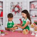 Little GF Chefs Gluten Free, Kids Gingerbread House Baking Kit, Gluten Free Certified, Allergy Friendly Christmas DIY Craft Mix, Xmas Holiday Activity, Dairy Artificial Dyes & Nut Free Vegan Non GMO