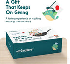 eat2explore Cooking Kits for Kids 17 Pcs – Interactive & Educational Kids Cooking Sets Real for Ages 5 and Up,3 Recipe Cards & Global Ingredients – Fun for Young Chefs (Japan Edition)