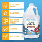 30% Vinegar – Pure Concentrated Active-Force Vinegar for Cleaning, Home, and Garden, 128 oz