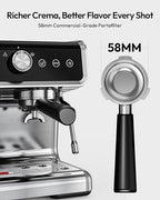 EUHOMY Espresso Machine with Grinder, 20 Bar Coffee Maker with Milk Frother Steam Wand, Professional Expresso Coffee Machines with Removable Water Tank, Latte & Cappuccino Machine for Home Barista