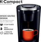 Keurig MAIN-85544 Compact Single-Serve K Cup Pod Coffee Maker, Black, 2.3