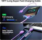 Super Fast Charger Type C, 25W USB C Wall Charger Fast Charging for Samsung Galaxy S25 Ultra/S25/S25+/S24+/S24 Ultra/S24/S24+/S23 Ultra/S22 Ultra/S21 Ultra with 10FT Long Type C Charger Cable 2Pack