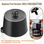 2 Pack Coffee Maker Brew Basket Water Stop Valve Kit for Mr. Coffee Black and Decker Hamilton Coffee Maker Parts 990117900 990237500 Coffee Maker Parts for 49976 49954 49947 49966 49957 49958