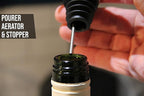 Happy Hour Shark Head Wine Pourer - Stopper, Aerator, and Perfect Pourer