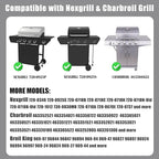 SafBbcue Full Size Griddle Inserts for Nexgrill Replacement Parts 720-0925 720-0925P 720-0925PG Flat Top Griddle for Nexgrill Parts 720-0340 720-0718A, Carbon Steel