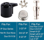 Replacement Parts for Instant Pot Duo/Duo Plus 5&6QT, 10Pcs Set with Steam Release Valve, Sealing Ring, Float Valve replacement for Instant Pot, lid replacement for Instantpot IP-DUO50 IP-DUO60