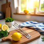 3Pcs Silver Seafood Tools Seafood Forks Lobster Forks Nut Stainless Steel Picks Nut Picks And Specialty Tools and Gadgets