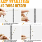 20pcs Aeneous Super Hook Picture Hangers and Office Pack, Drywall Hooks for Hanging Pictures, Wall Hooks, Picture Hangers, Picture Hanging Kit，Hang Art, Clock, Shelves, Mirrors