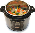 EPC-13CA: 6.5-Quart Stainless Steel Electric Pressure Cooker with Quick Release Button