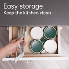 Tomorotec Marble Triangle Roll-Up Dish Drying Rack for Sink Corner - Small, Foldable, Stainless Steel, Multipurpose Kitchen Drainer Caddy, Trivet, Rustproof Organizer, Storage Shelf