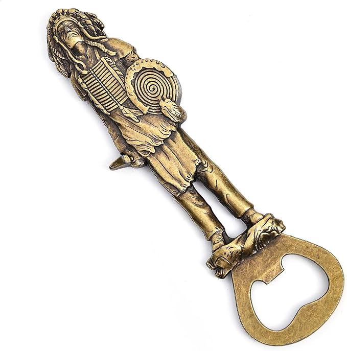 Beer Bottle Opener Indians，Cool Bottle Opener for Bar Tool, Soda and Beer Cap Remover, Cool & Fun Gadget