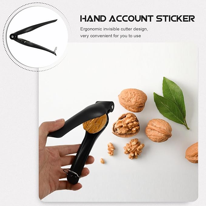 Handheld Chestnut Clip Nutcracker Black Abs Chestnut Opener Walnut Peeling Tool Kitchen Specialty Gadget for Home Use