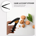 Handheld Chestnut Clip Nutcracker Black Abs Chestnut Opener Walnut Peeling Tool Kitchen Specialty Gadget for Home Use