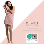 Chakir Turkish Linens Luxury Spa and Hotel Quality Premium Turkish Cotton 6-Piece Towel Set (2 x Bath Towels, 2 x Hand Towels, 2 x Washcloths)