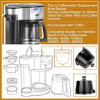 HASMX 990117900 Coffee Maker Brew Basket Replacement for Hamilton Beach 2-Way Coffeemaker Models 49980 49980A 49980Z 49983 49983S (1-Pack)