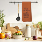 Funny Sarcastic Friend Gifts Orange Kitchen Towels, Humorous Friendship Gifts Hand Towels for Bathroom, Long Distance Friendship Gifts Decorative Tea Towels Dish Towels,BFF Gifts, 16x24 Inch