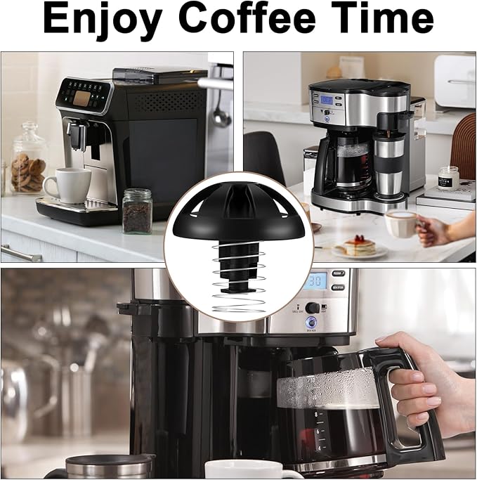 Coffee Maker Brew Basket Water Stop Valve Kit for Hamilton Beach Coffee Basket Mr. Coffee Replacement Parts 990117900 990237500 Coffee Machine Accessories-2PCS