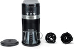 REVOTRA Single Serve Coffee Maker for Pods & Ground Coffee, 6 to 14oz Brew Sizes, Strong Brew Option, Fast Brewing, Compact Design with Removable 40oz Reservoir, Travel Mug Friendly