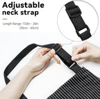NLUS 2 Pack Kitchen Cooking Aprons, Adjustable Bib Soft Chef Apron with 2 Pockets for Men Women (Black Pinstripes)